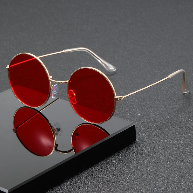 Retro Men Punk Style Sunglasse - đánh giá và giá Metal Photo Panel