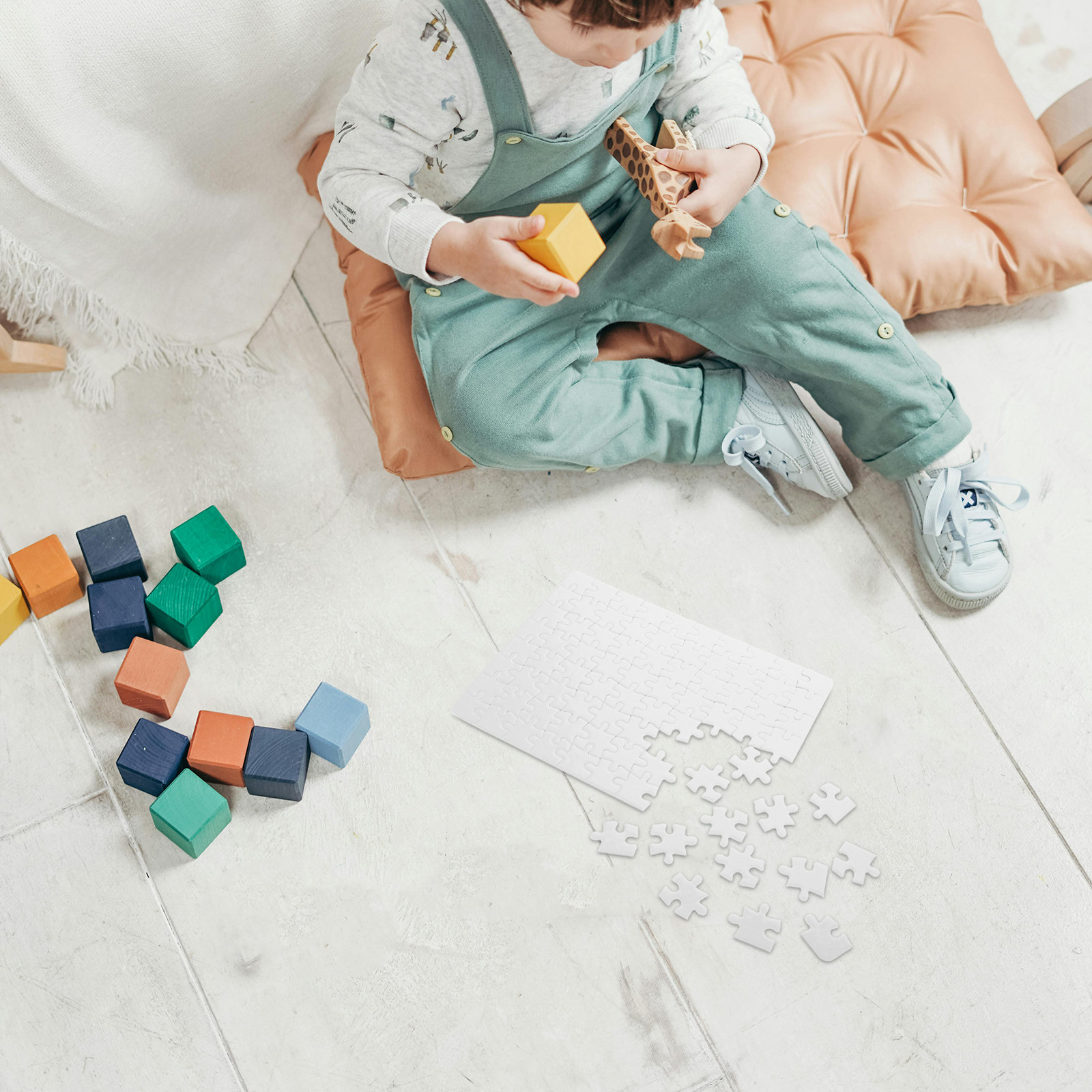 4Sheets White Puzzle Board Bla - đánh giá và giá Puzzle Blank White