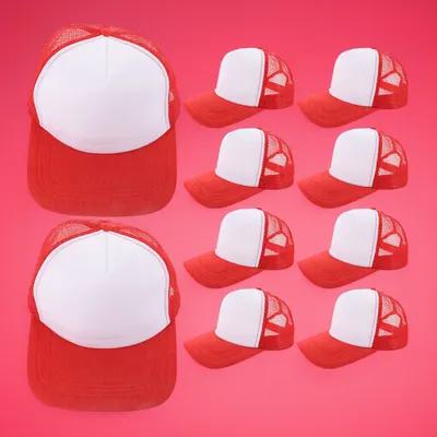 10Pcs Blank Baseball Caps Mesh - đánh giá và giá Hat Sublimation Blank